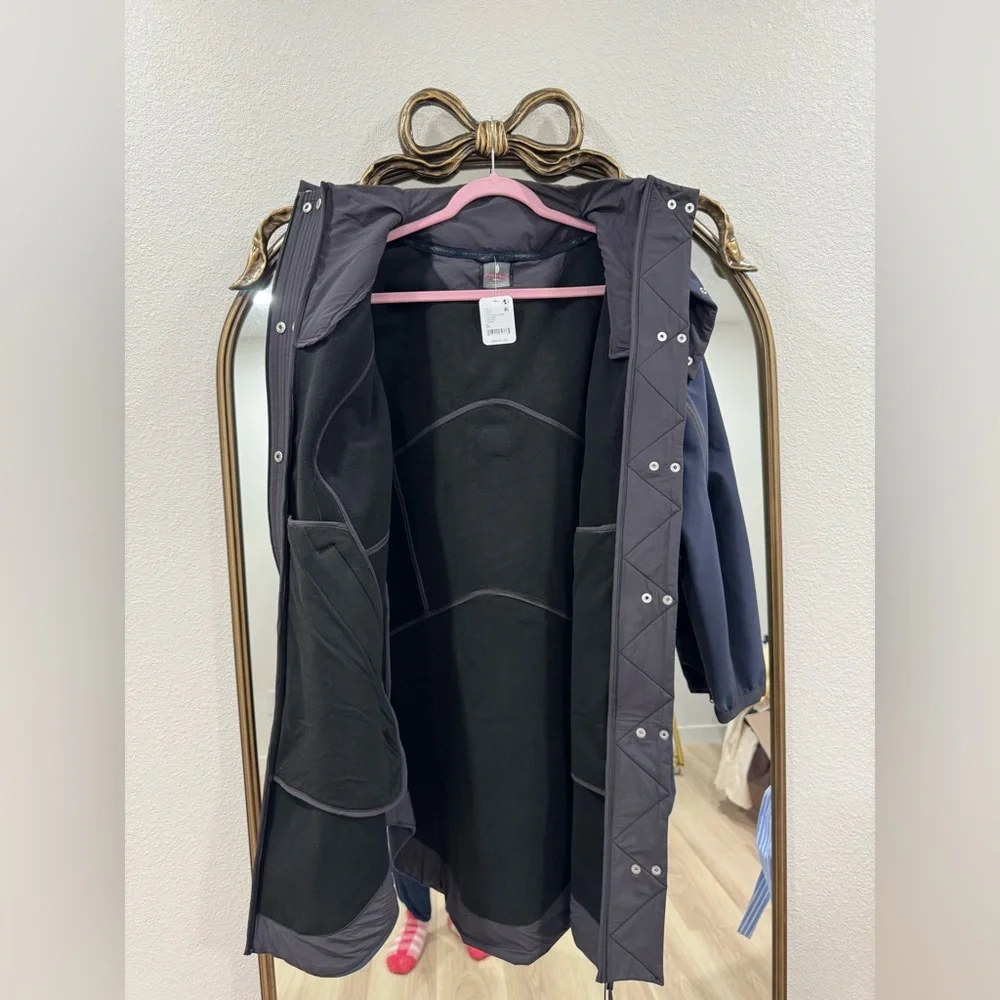 NWT Free people Movement Moon Magic Reflective Rain Parka Jacket - Picture 4 of 11